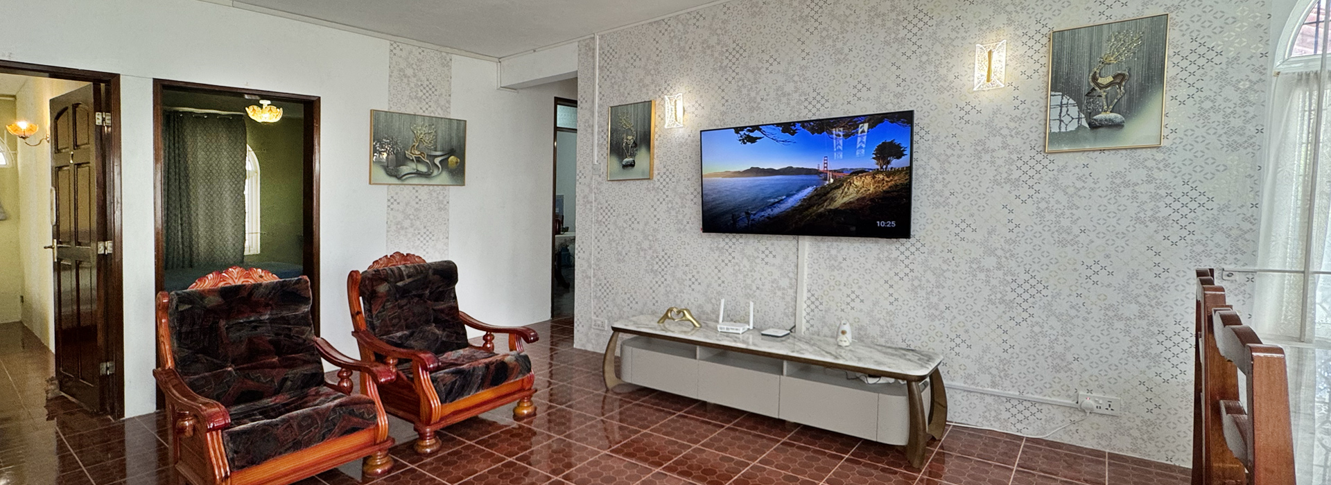 Air-conditioned living room